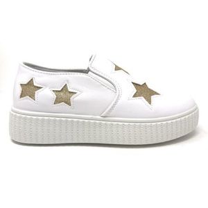 Star Platform Slip On Sneakers